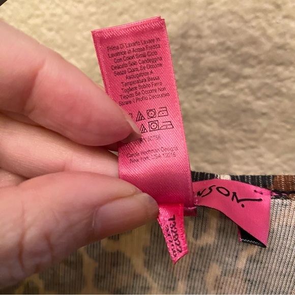 NWT~BETSEY JOHNSON Intimates Women Leopard Print Ribbed Pajama Size Small - Picture 6 of 7